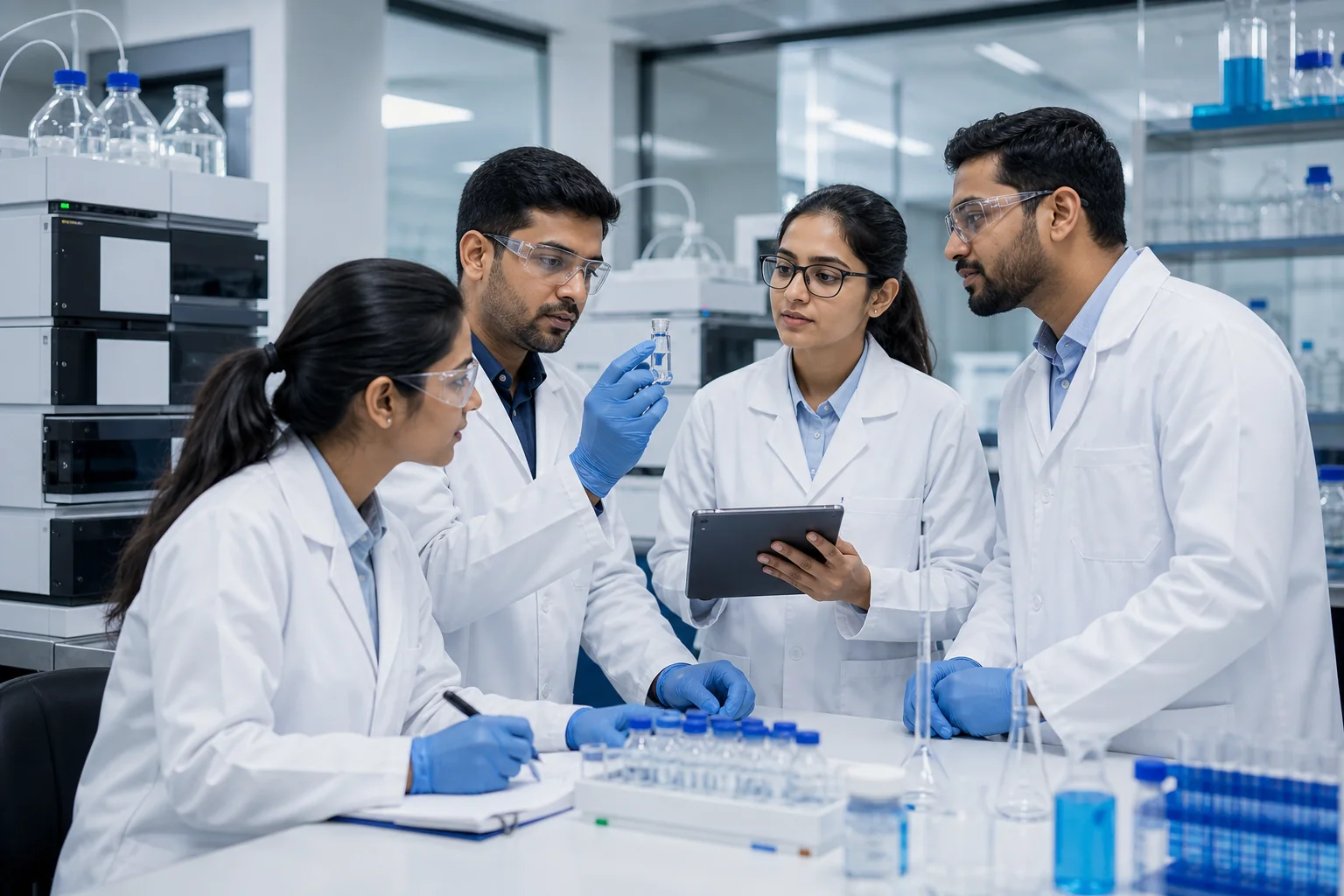 Sterile API pipeline research and development laboratory